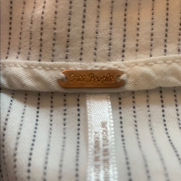 Free People White Pencil Cargo Mini Skirt - Picture 4 of 5